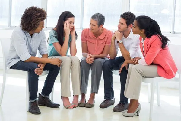 A-supportive-group-therapy-session-where-individuals-are-collectively-navigating-the-pathways-to-recovery-from-drug-and-alcohol-addiction-600x400